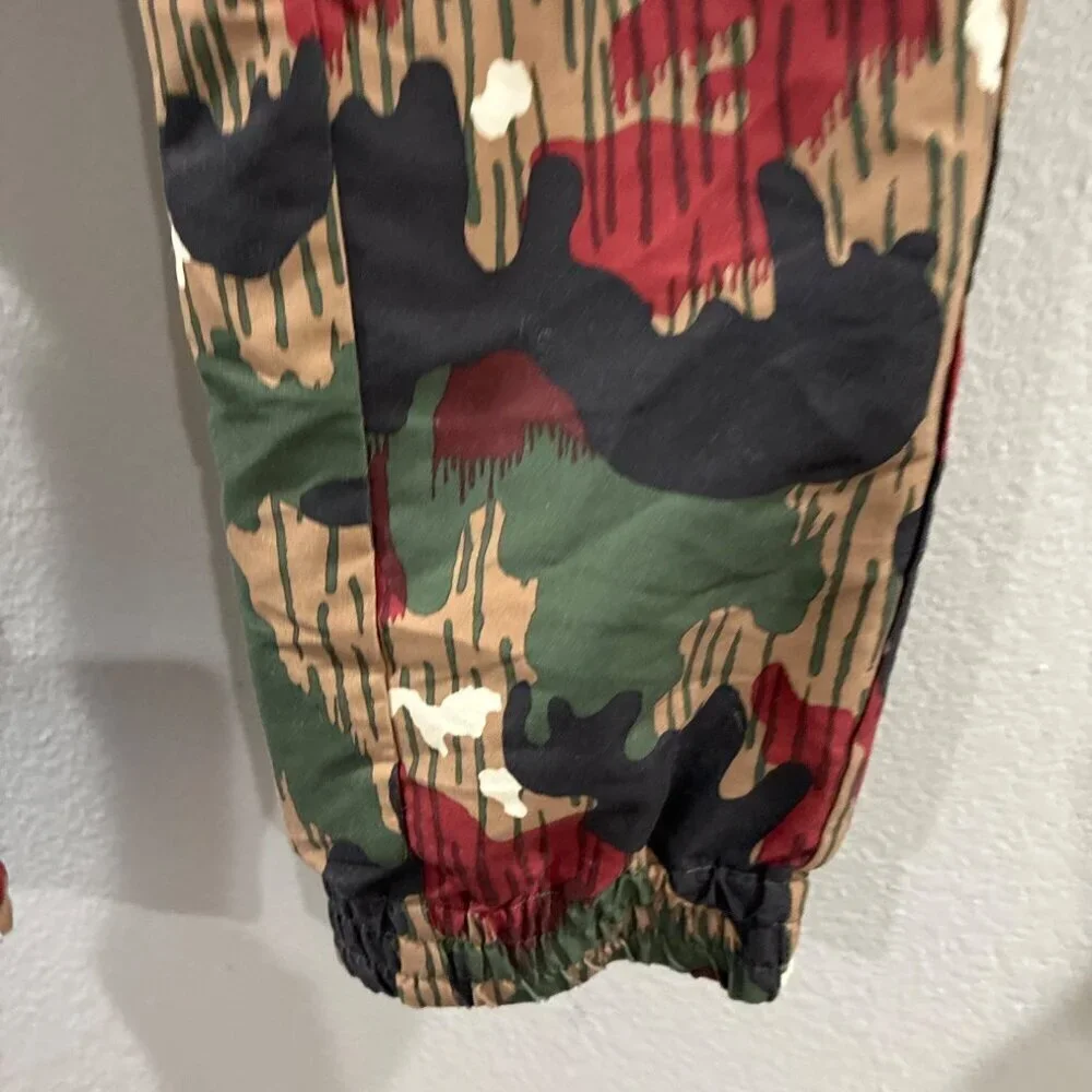 Adidas Pharrell Williams Pants Mens small Camo HU Hiking Trail Zip Joggers